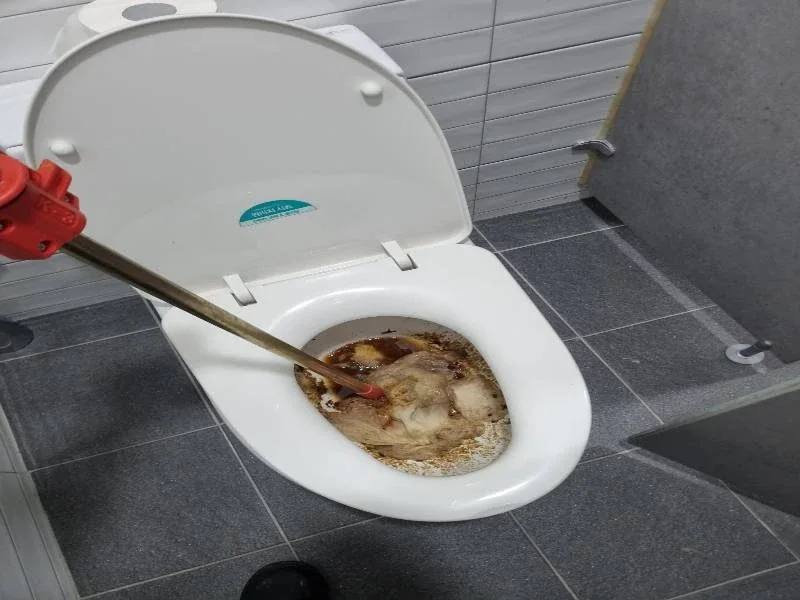 일산 변기막힘 작업사례 5